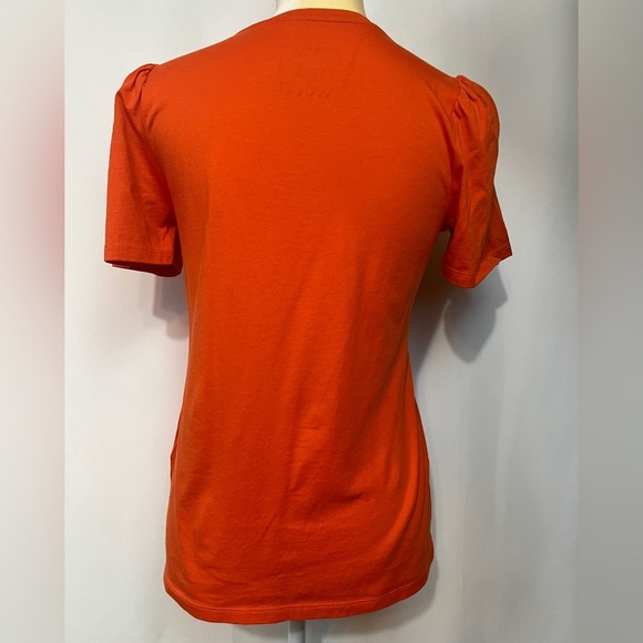 Charter Club Short Sleeve Orange Top Small - Picture 3 of 7